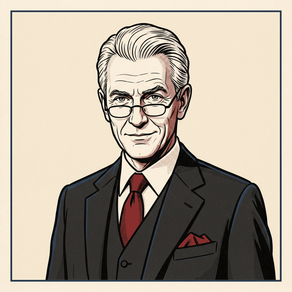 Portrait of Arthur Kline, moderator