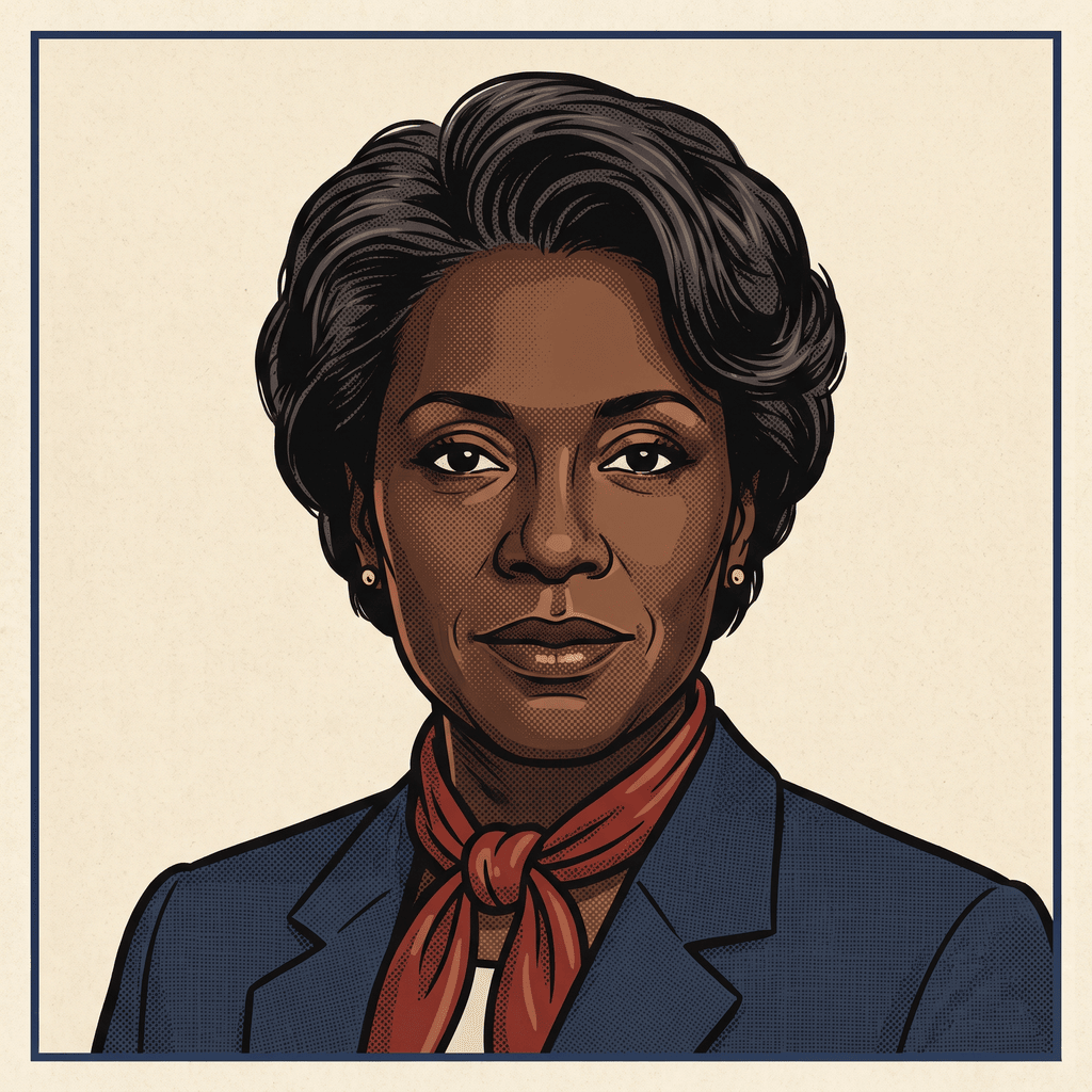 Portrait of Simone Hargrove, anchor of The Herald